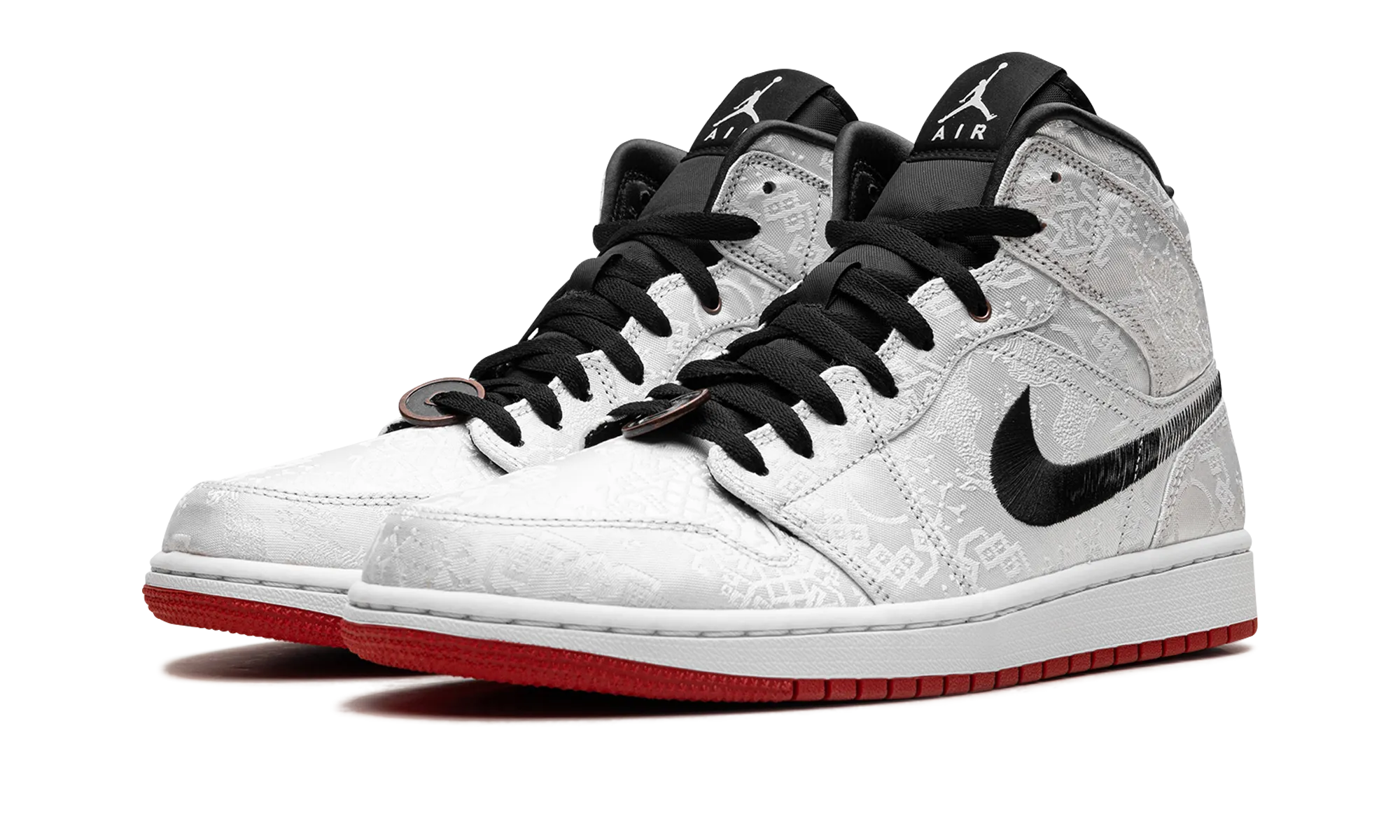 Air Jordan 1 Mid "Fearless Edison Chen - Clot Silk" Slip On Sneaker Accessories