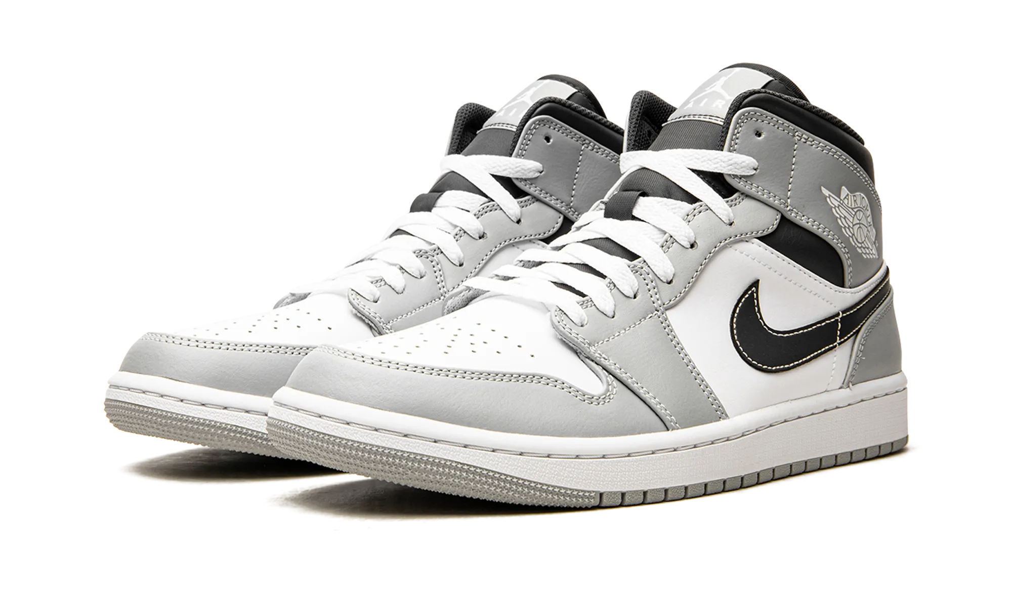 Air Jordan 1 Mid "Light Smoke Grey 2.0" Neutral Stability Machine washable