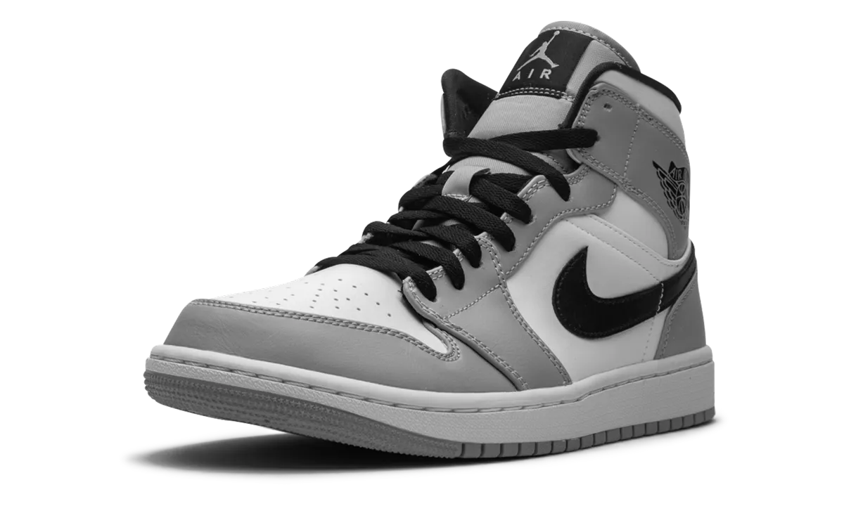 Glam shock absorption School Ready Air Jordan 1 Mid "Light Smoke Grey"