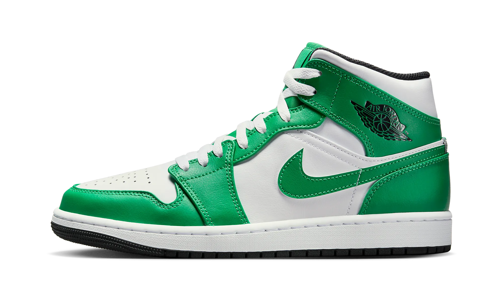 Dynamic Traction Pattern Air Jordan 1 Mid "Lucky Green"