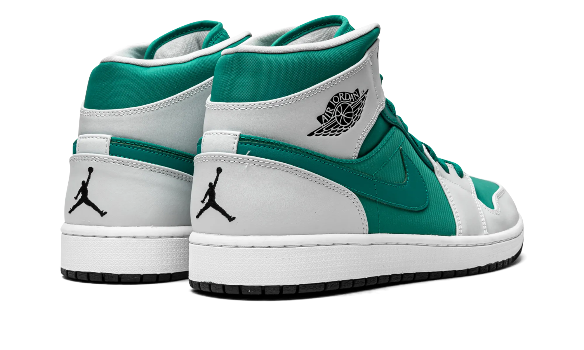 Air Jordan 1 Mid "Lush Teal" Reinforced toe box Memory foam insole