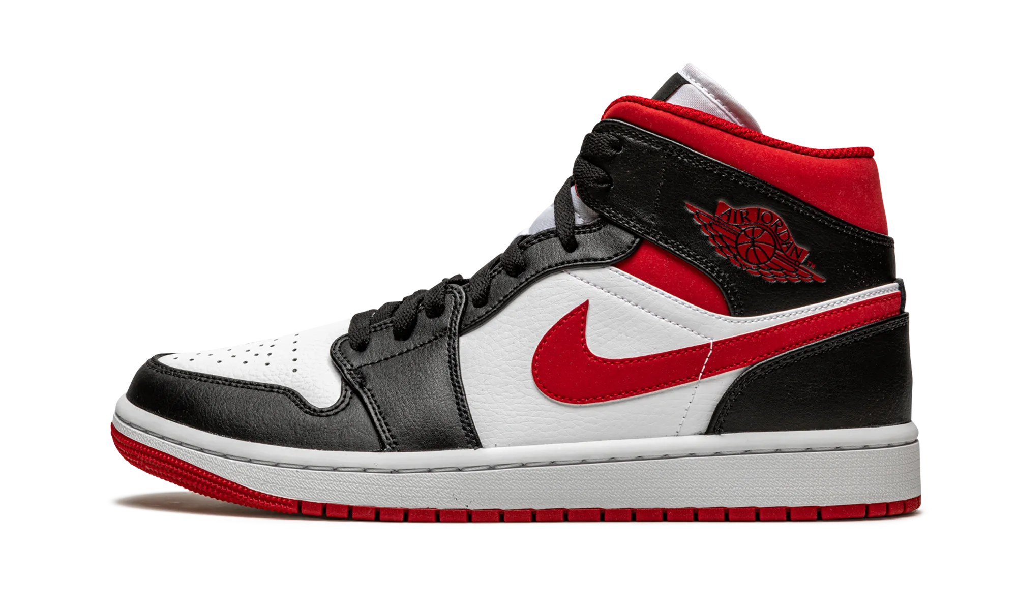 anti slip grip Structured Feel Air Jordan 1 Mid "Metallic Red"