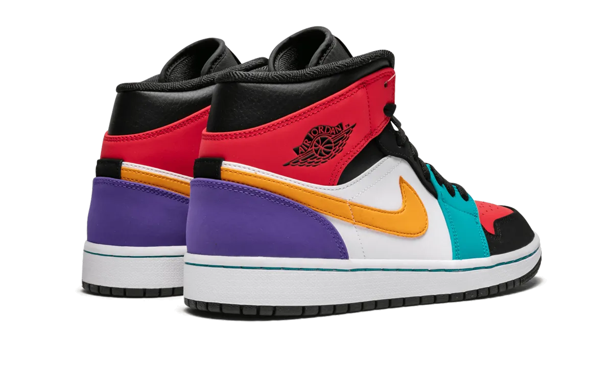 Breathable touch Neutral Stability Control Air Jordan 1 Mid "Multicolor"