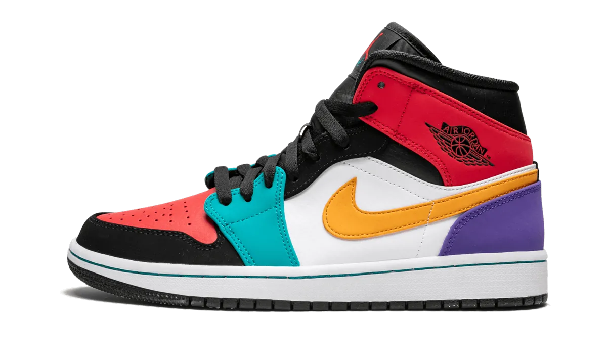 Air Jordan 1 Mid "Multicolor" Neutral Top