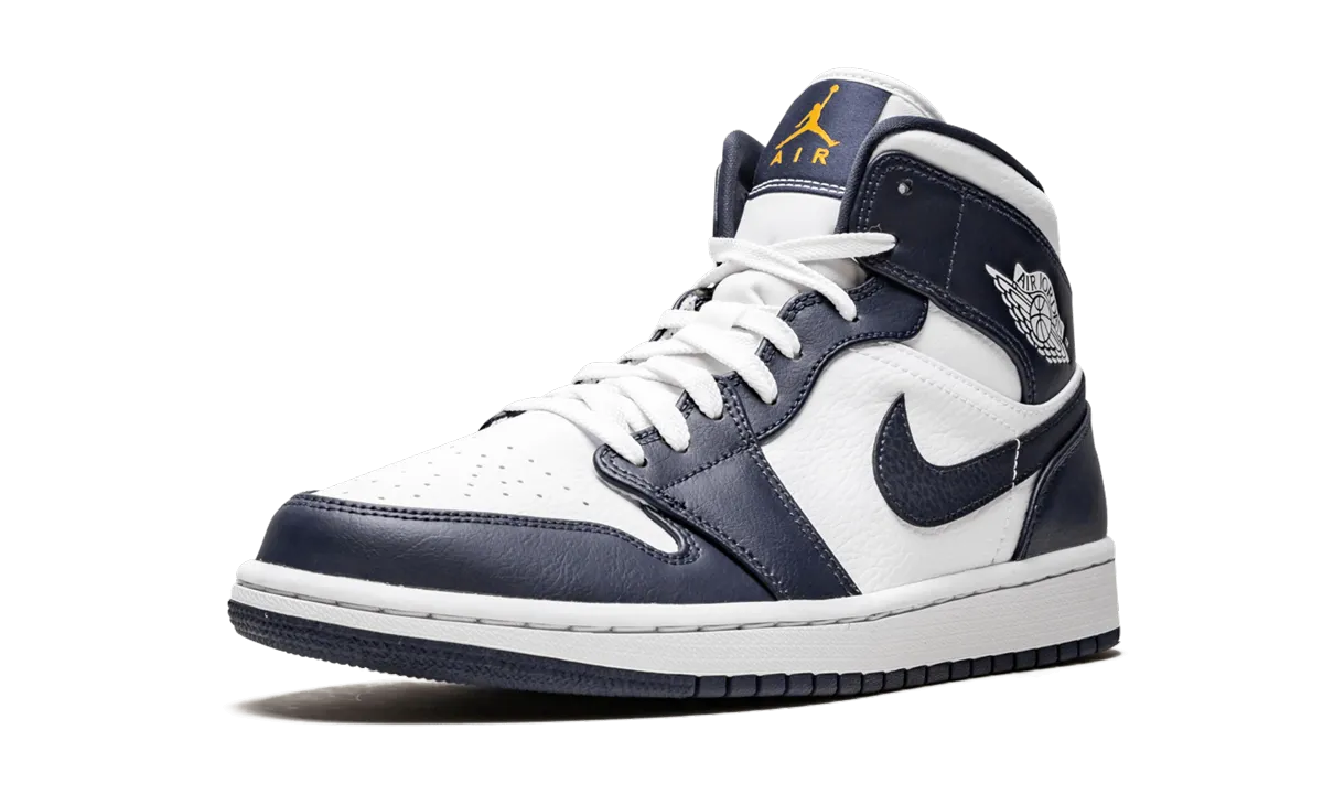 Rubberized Heel Guard Air Jordan 1 Mid "Obsidian"
