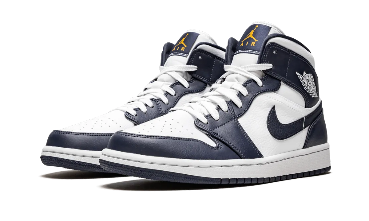 Air Jordan 1 Mid "Obsidian" Oversized Tongue