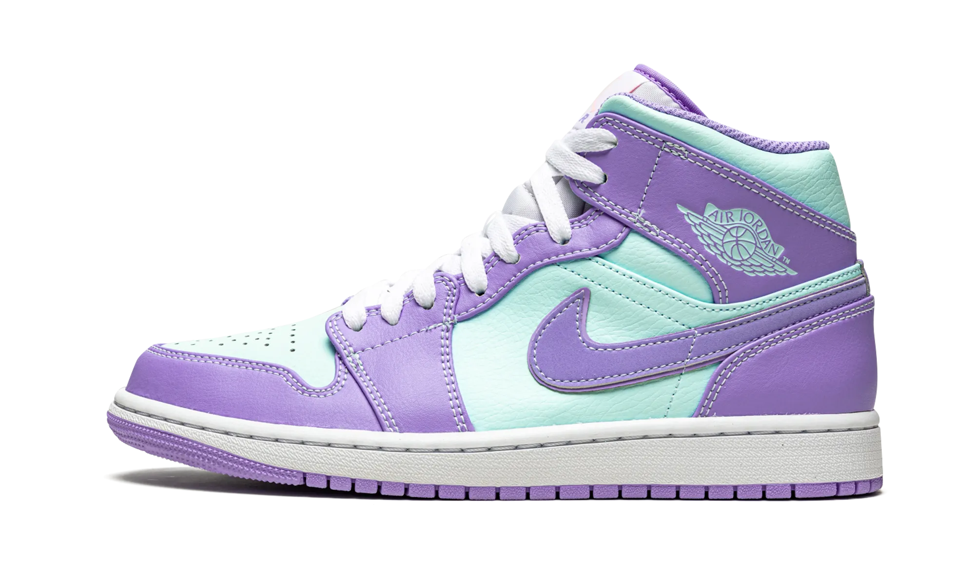 Heel Support Padded Support Air Jordan 1 Mid "Purple Pulse / Glacier Blue"