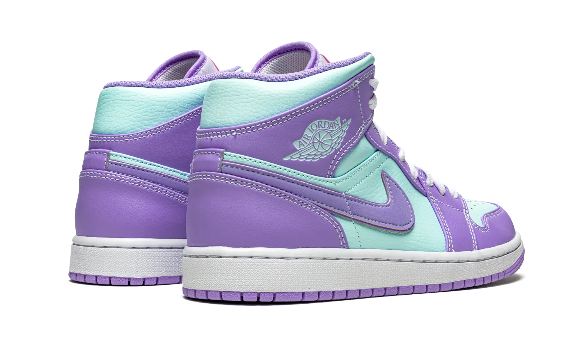 Sports Driven Air Jordan 1 Mid "Purple Pulse / Glacier Blue"