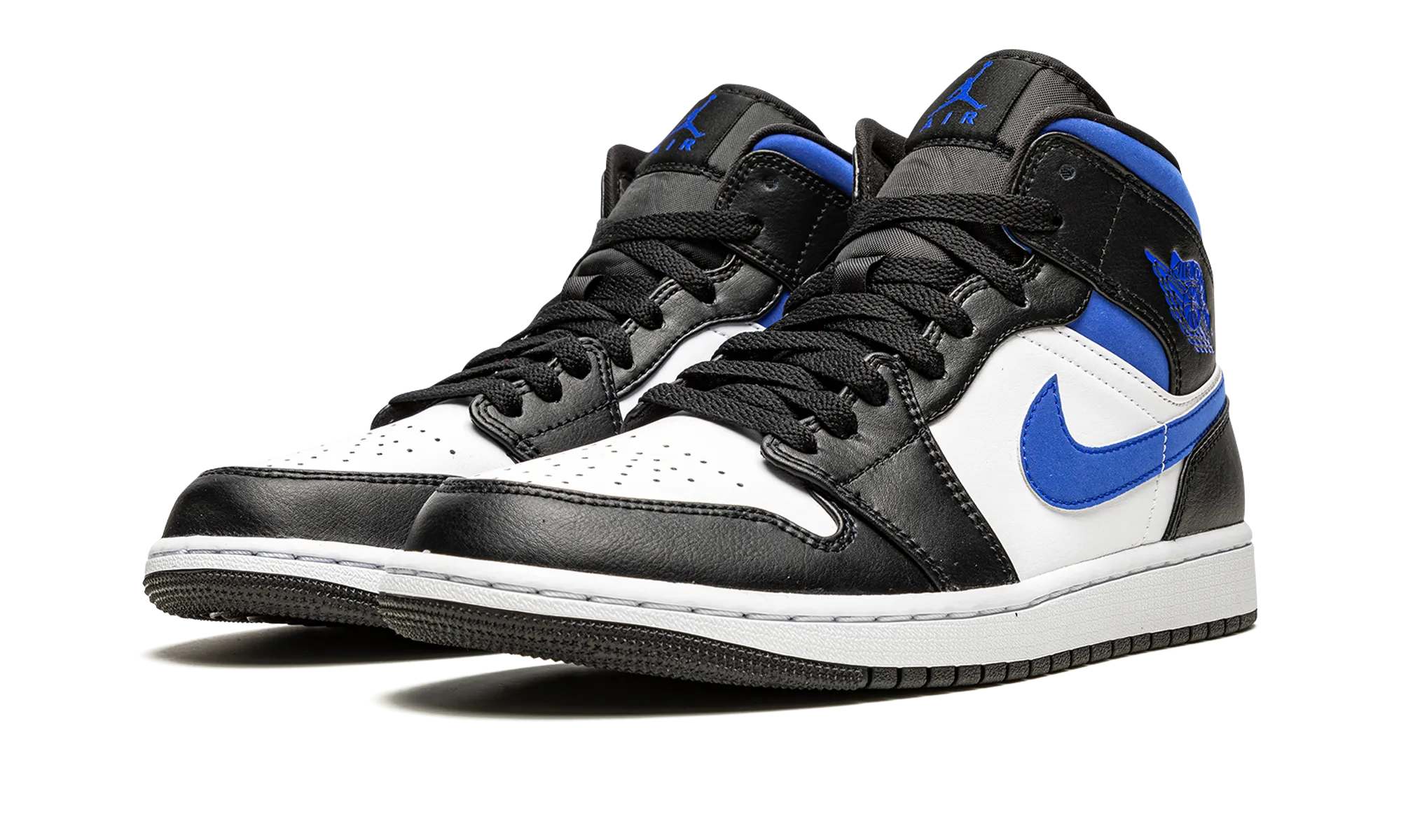 Air Jordan 1 Mid "Racer Blue / Black / White" Enhanced comfort