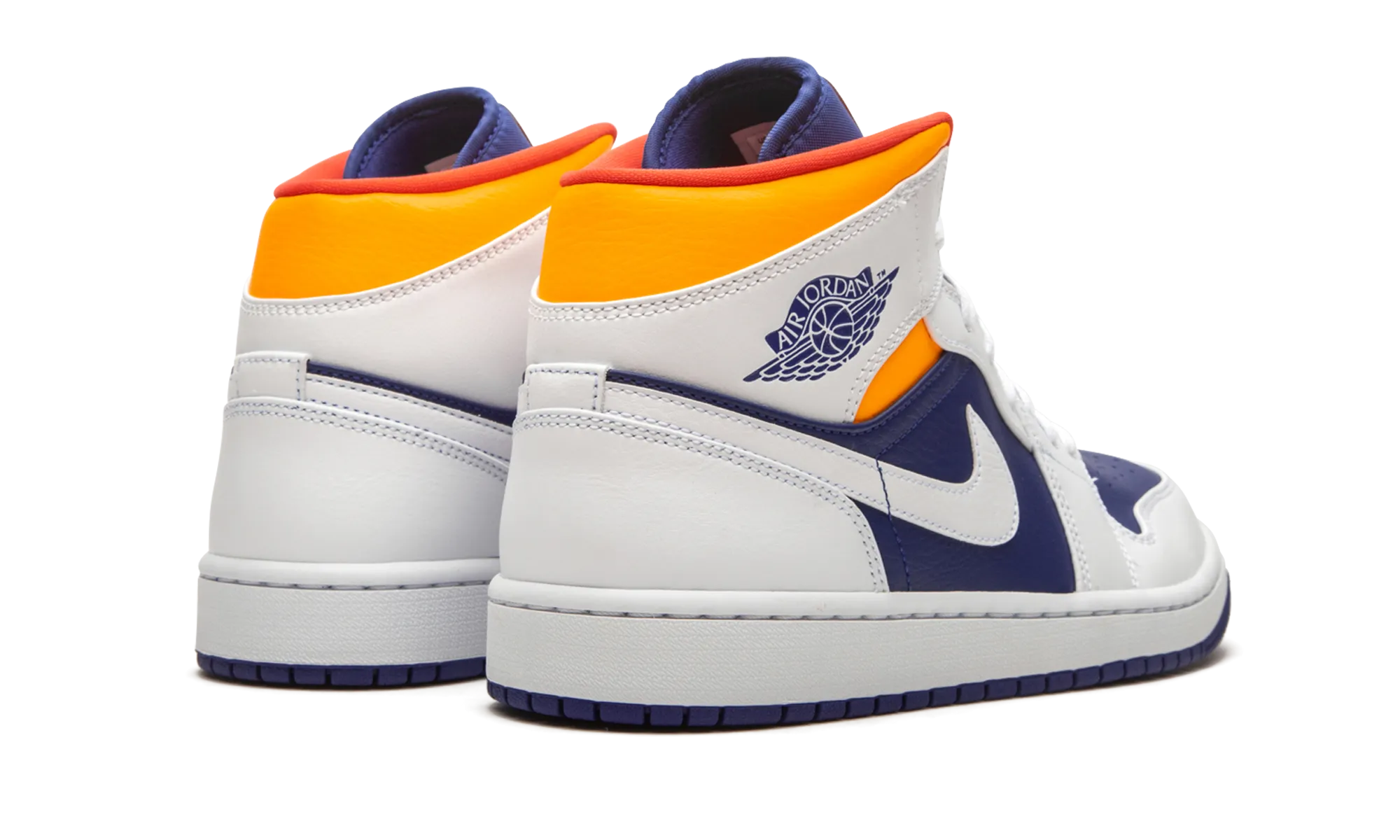 Quick design Air Jordan 1 Mid "Royal Blue / Laser Orange"