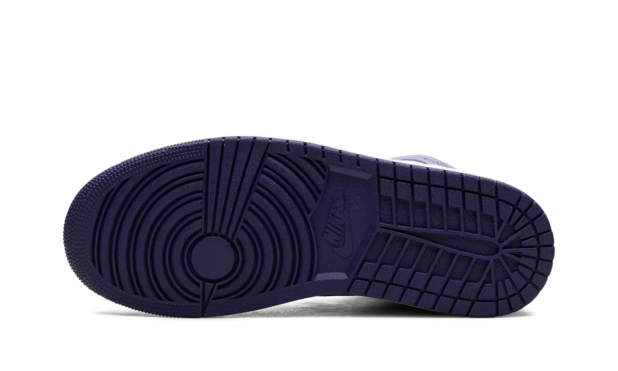 Friction Free Laces Unique Style Air Jordan 1 Mid "Sky J Purple"