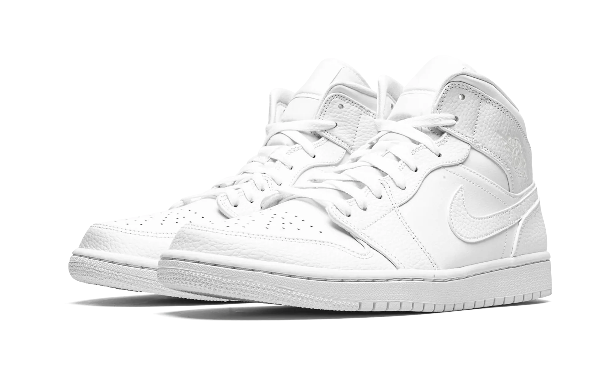 Air Jordan 1 Mid "Triple White" Cushioned Choice