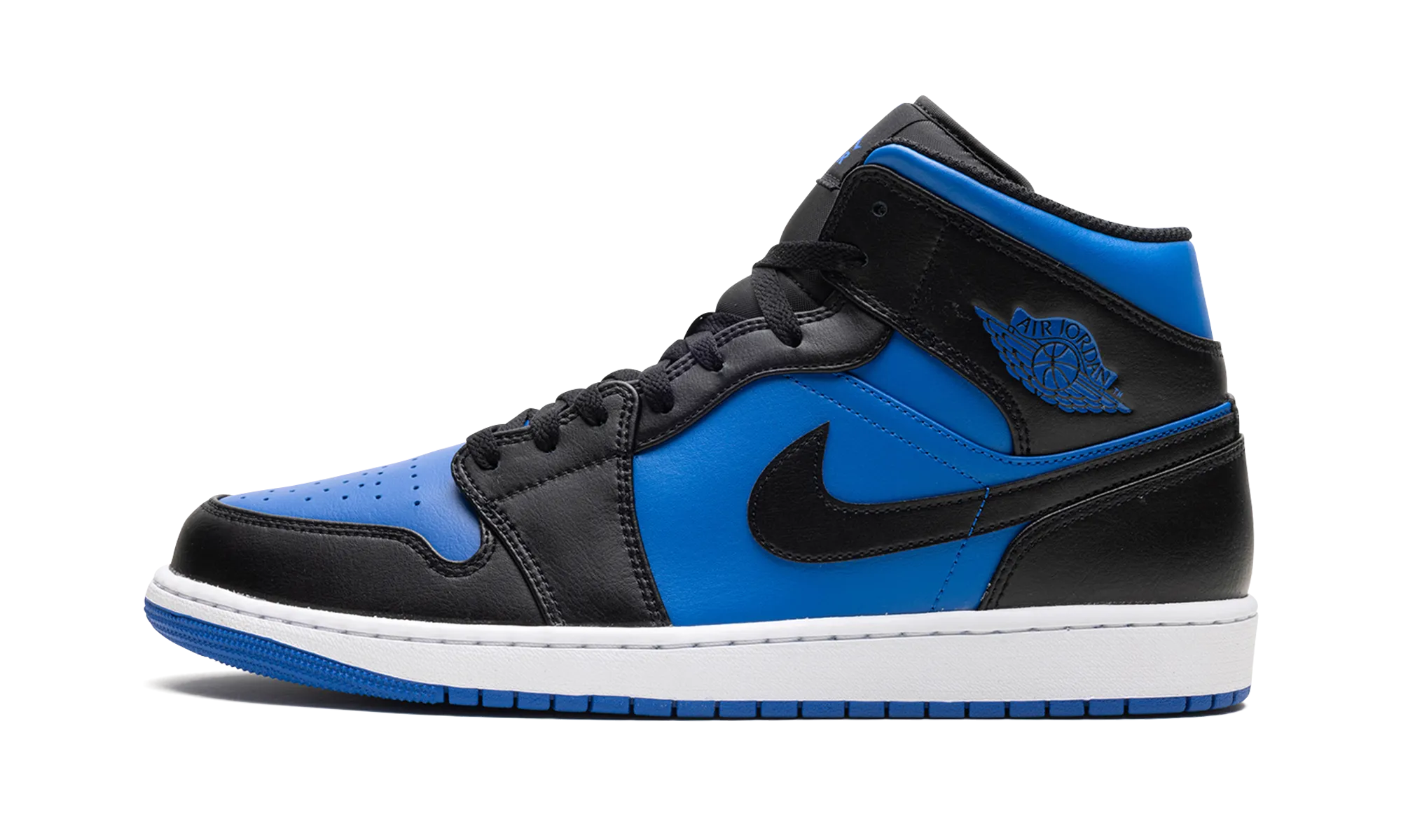 Slip Ride Air Jordan 1 Mid "Varsity Royal"
