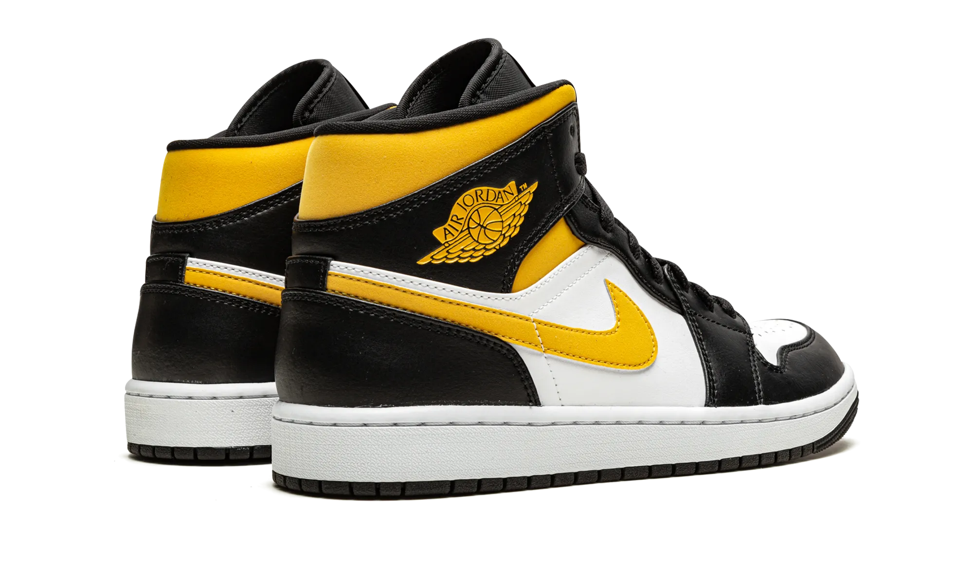 Air Jordan 1 Mid "White / Pollen / Black" PhylonMidsole