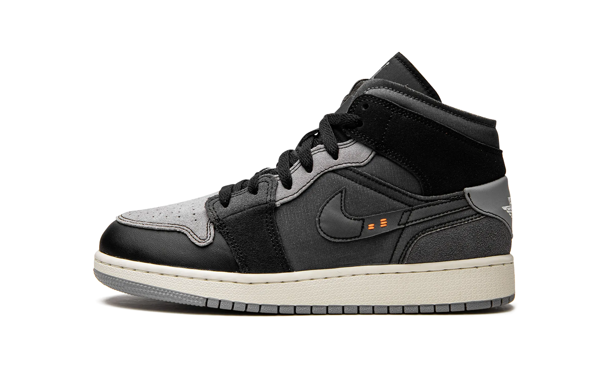 Air Jordan 1 Mid SE Craft GS "Inside Out" Collared Ankle Padding
