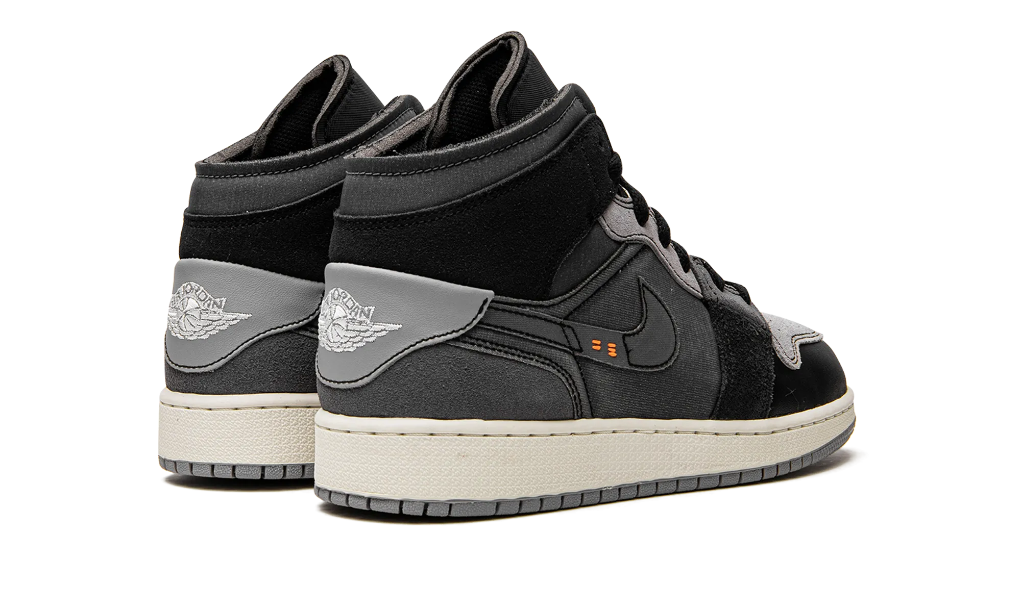 Anti Friction Collar Crosswalk Use Air Jordan 1 Mid SE Craft GS "Inside Out"