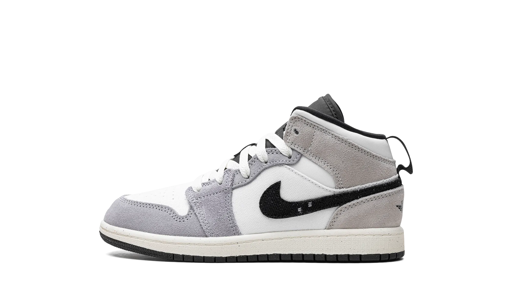 Air Jordan 1 Mid SE Craft PS "Cement Grey" Shock-absorbent flexibility Adaptive Response