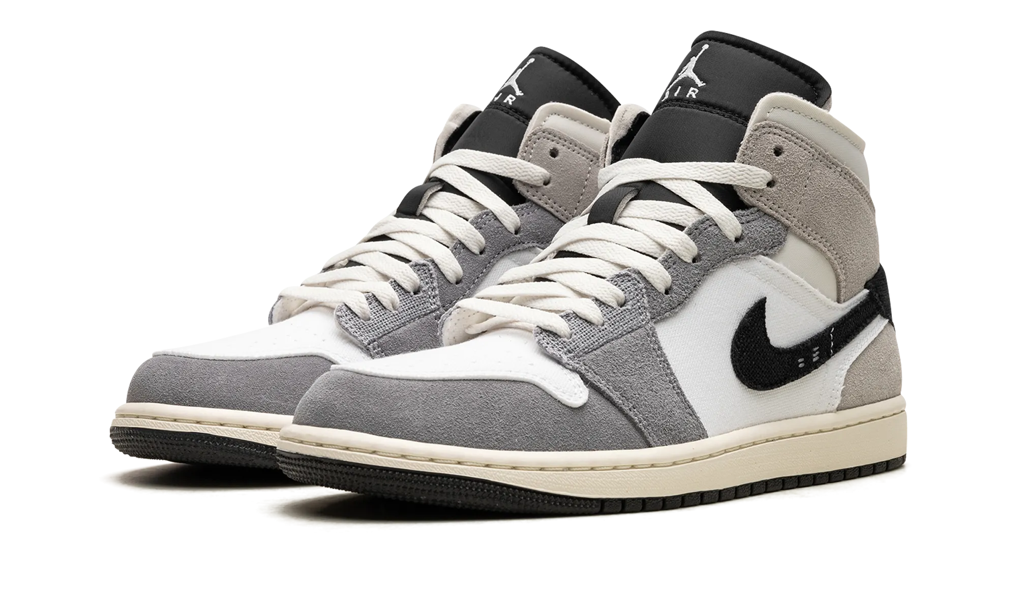Non Slip Heel Grip Air Jordan 1 Mid SE Craft "Cement Grey"