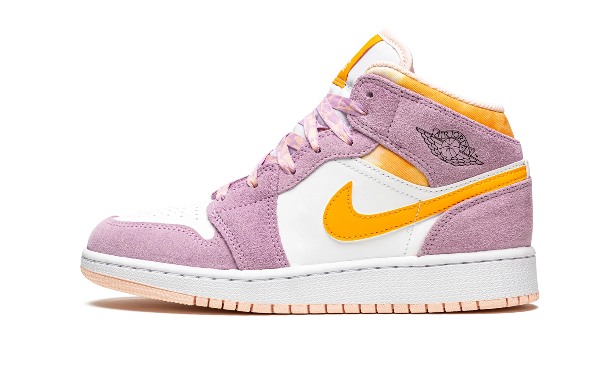Air Jordan 1 Mid SE GS "Arctic Pink" Stable Footing