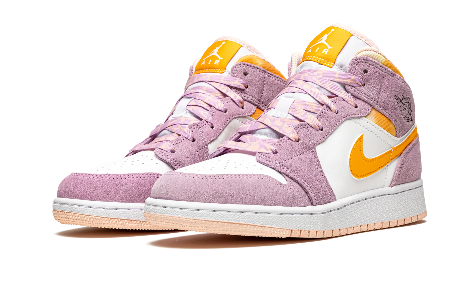 Padded Support Air Jordan 1 Mid SE GS "Arctic Pink"