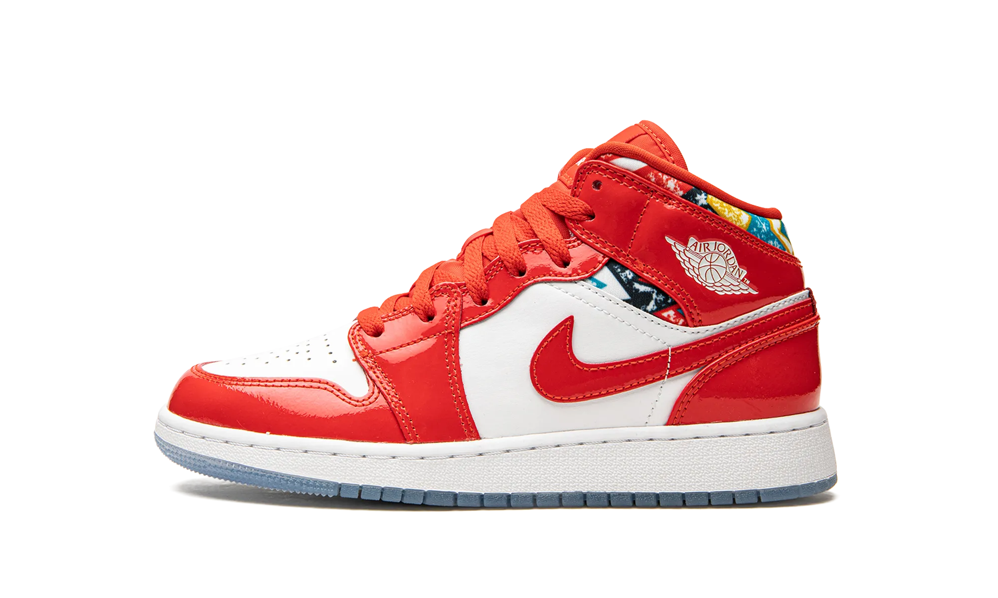 Air Jordan 1 Mid SE GS "Barcelona Sweater Red Patent" Long   Lasting Quality Stay Flexible