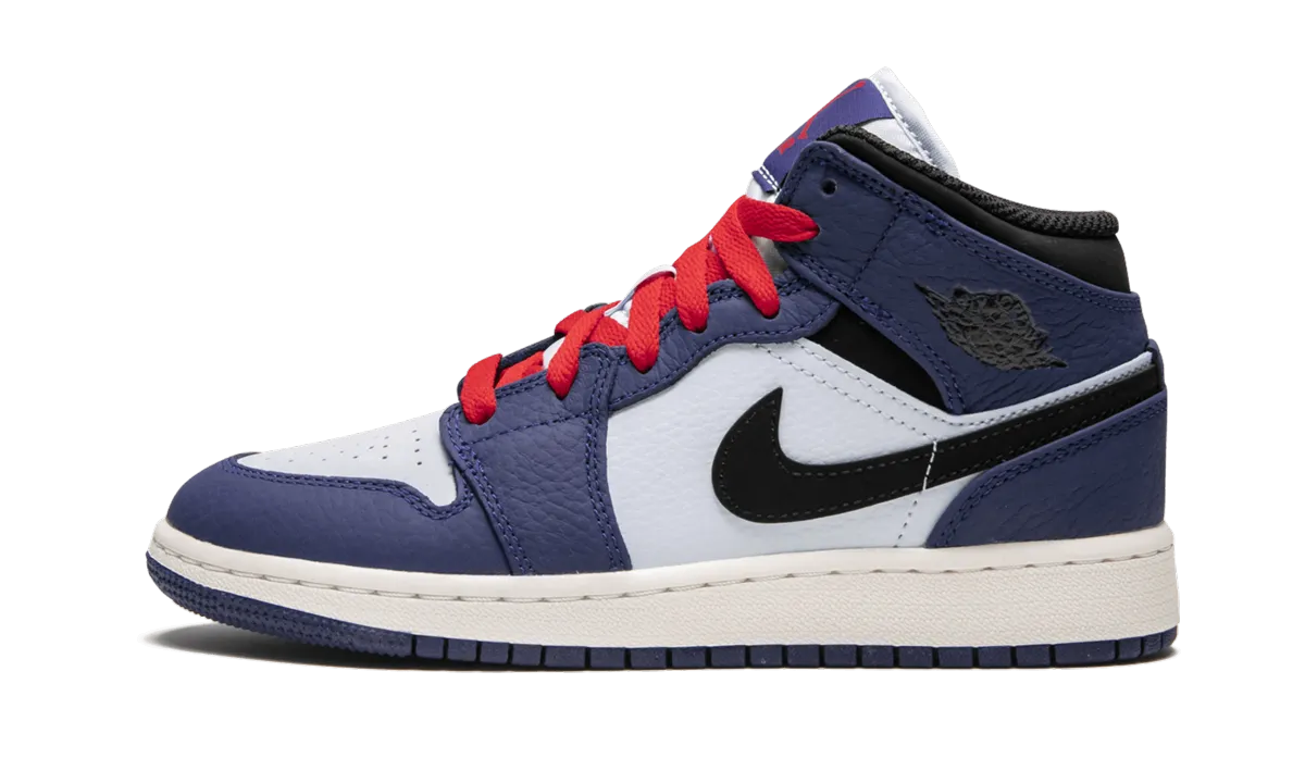 Air Jordan 1 Mid SE GS "Deep Royal" Ventilated Panels