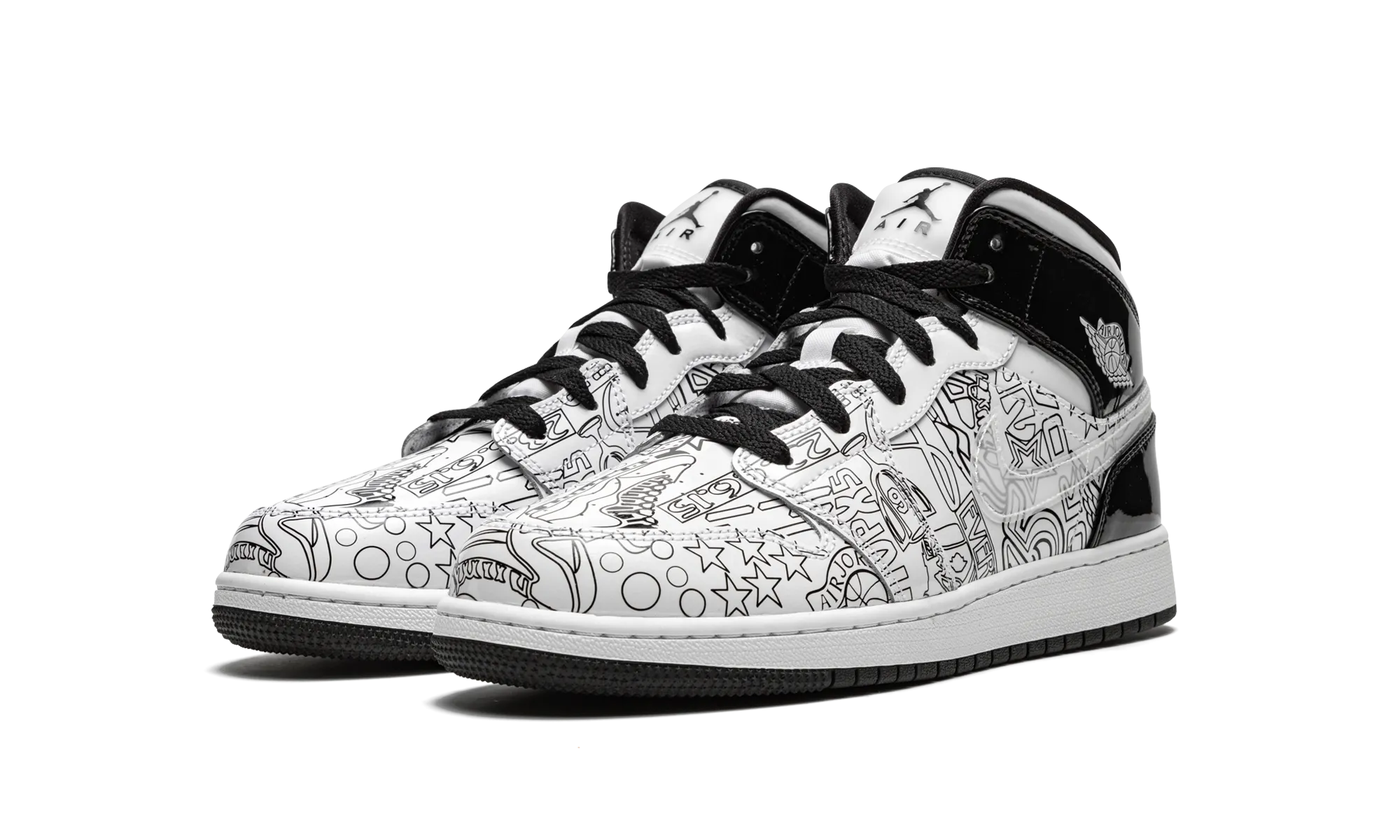 Walk Commute Air Jordan 1 MID SE GS "DIY"