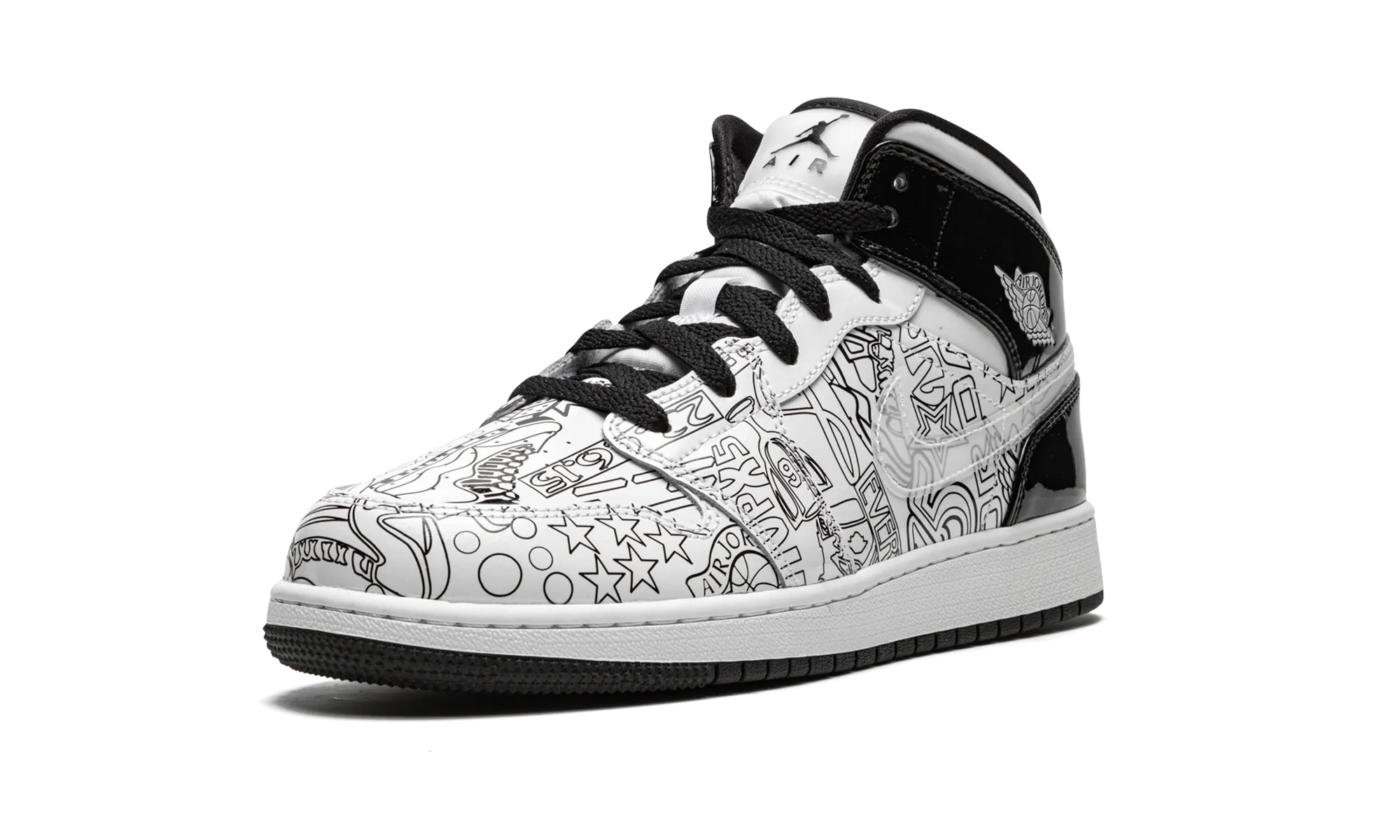 Comfortable Material Air Jordan 1 MID SE GS "DIY"