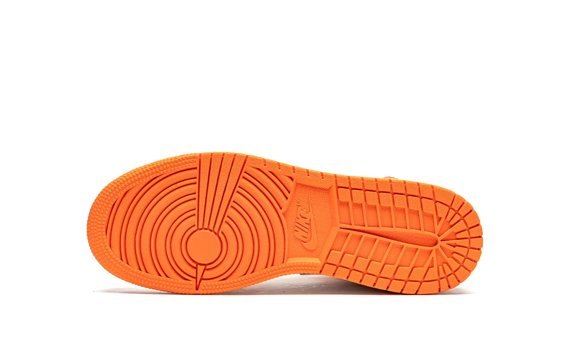 Speed Trail Heel Cup Stability Air Jordan 1 Mid SE GS "Electro Orange"