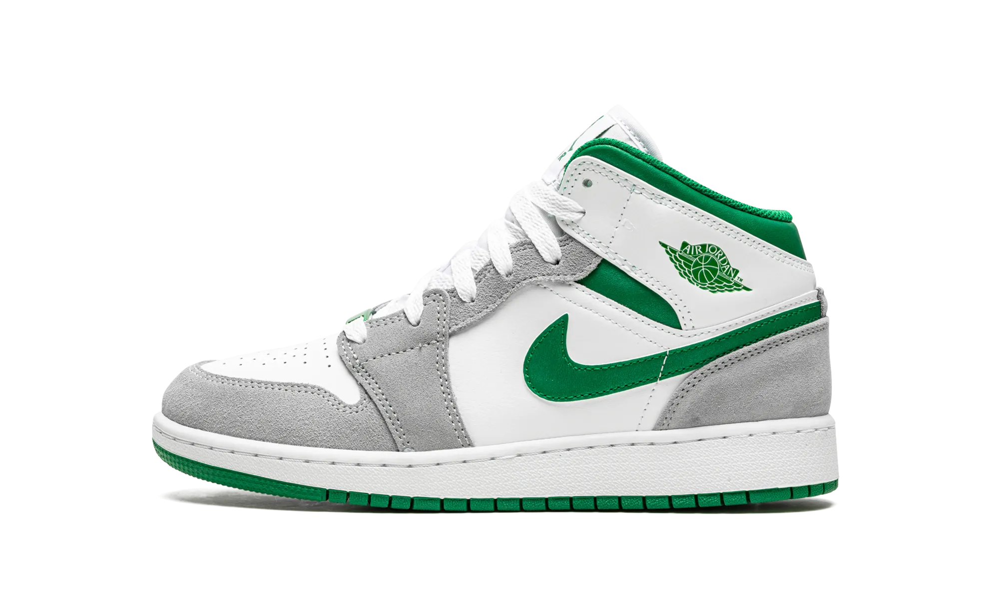 Air Jordan 1 Mid SE GS "Grey / Pine Green" Comfortable Insole