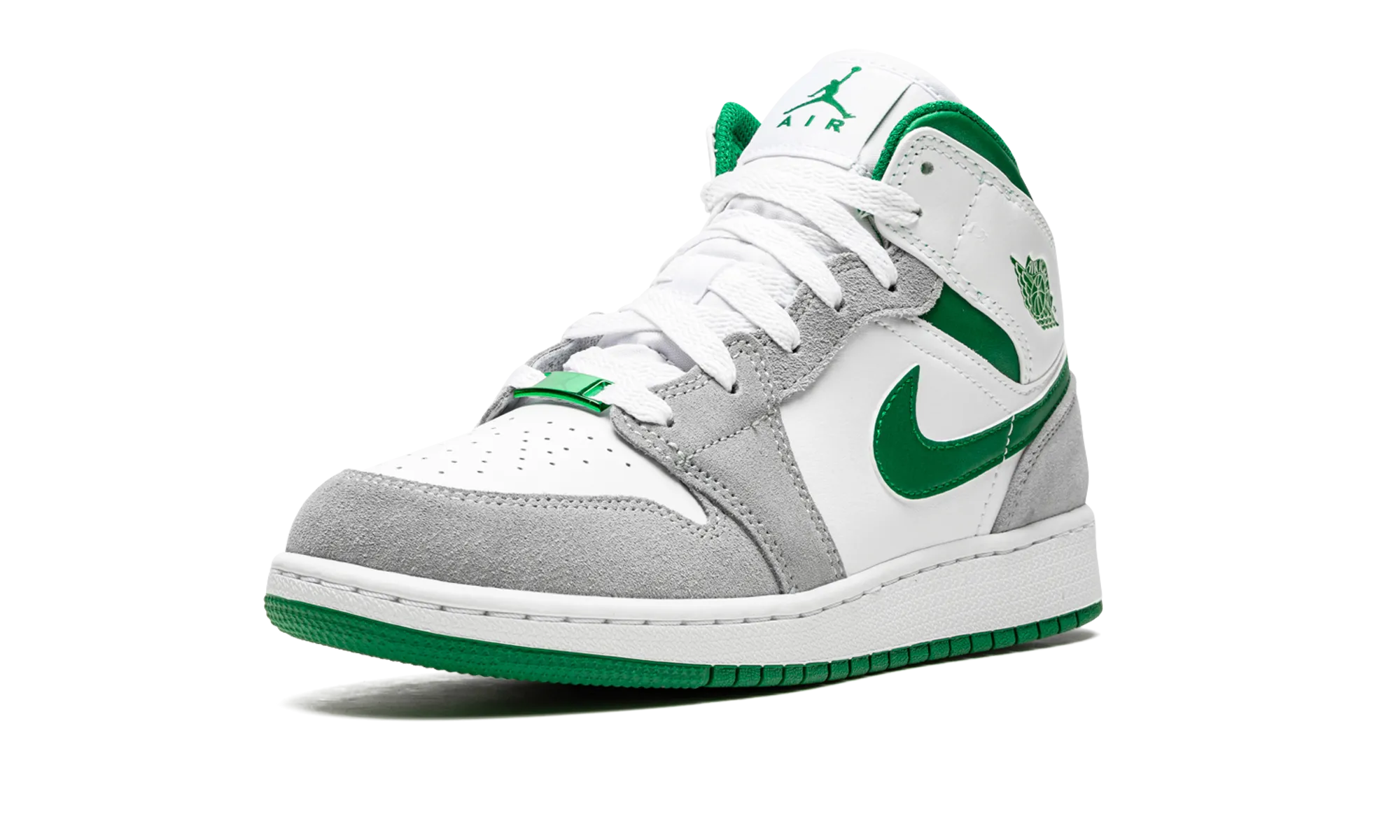 Thermal Regulating Liners Air Jordan 1 Mid SE GS "Grey / Pine Green"