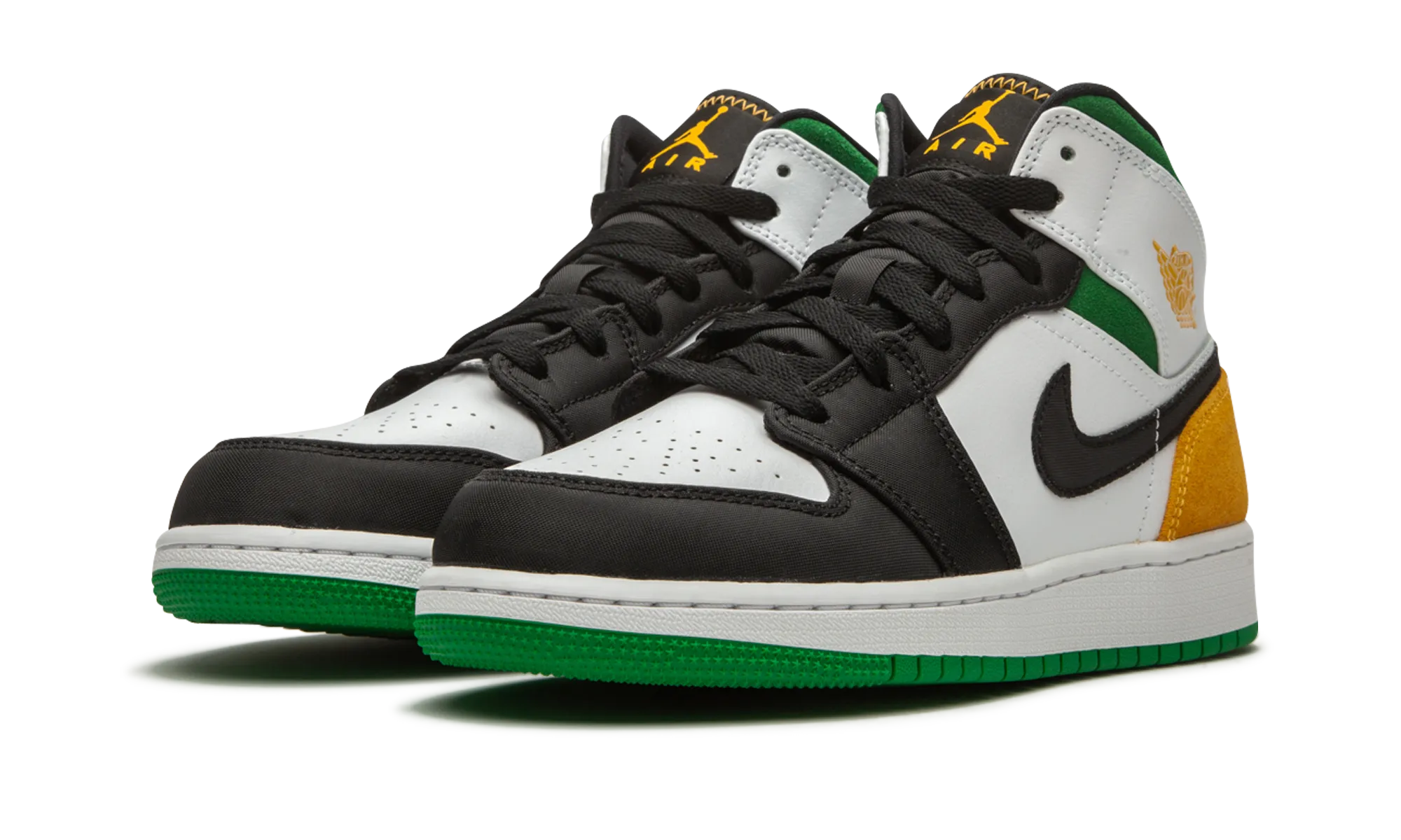 Air Jordan 1 Mid SE GS "Laser Orange / Lucky Green" Everyday Sports