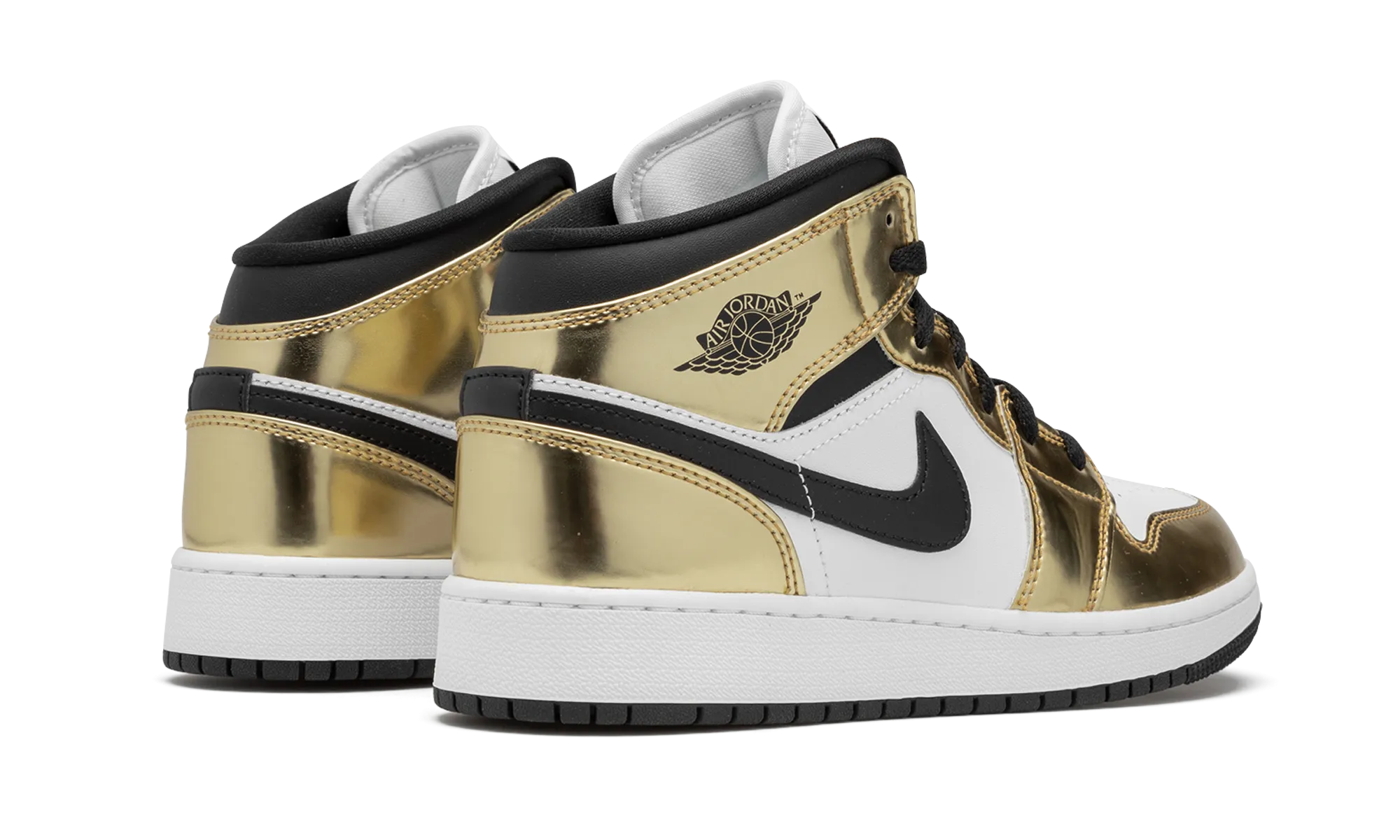 Air Jordan 1 Mid SE GS "Metallic Gold" Elegant flair