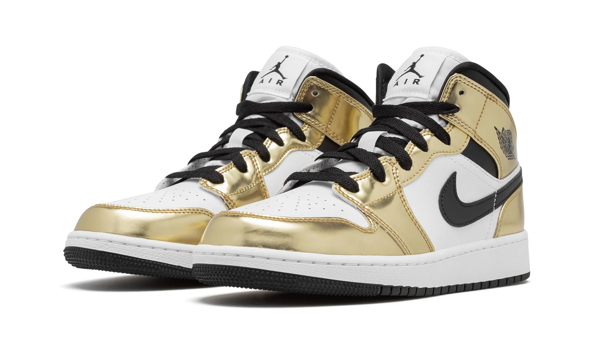Firm Cushion Daily Runs Air Jordan 1 Mid SE GS "Metallic Gold"