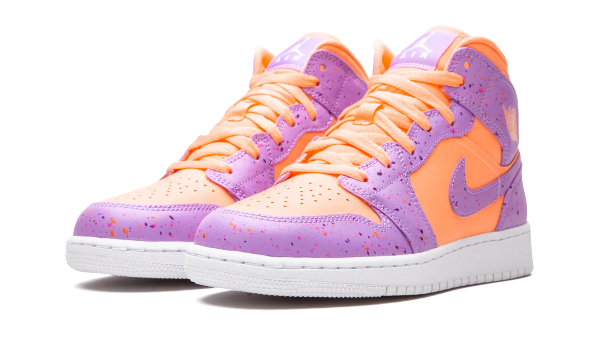 Urban Energy Air Jordan 1 Mid SE GS "Orange Pulse / Atomic Violet"