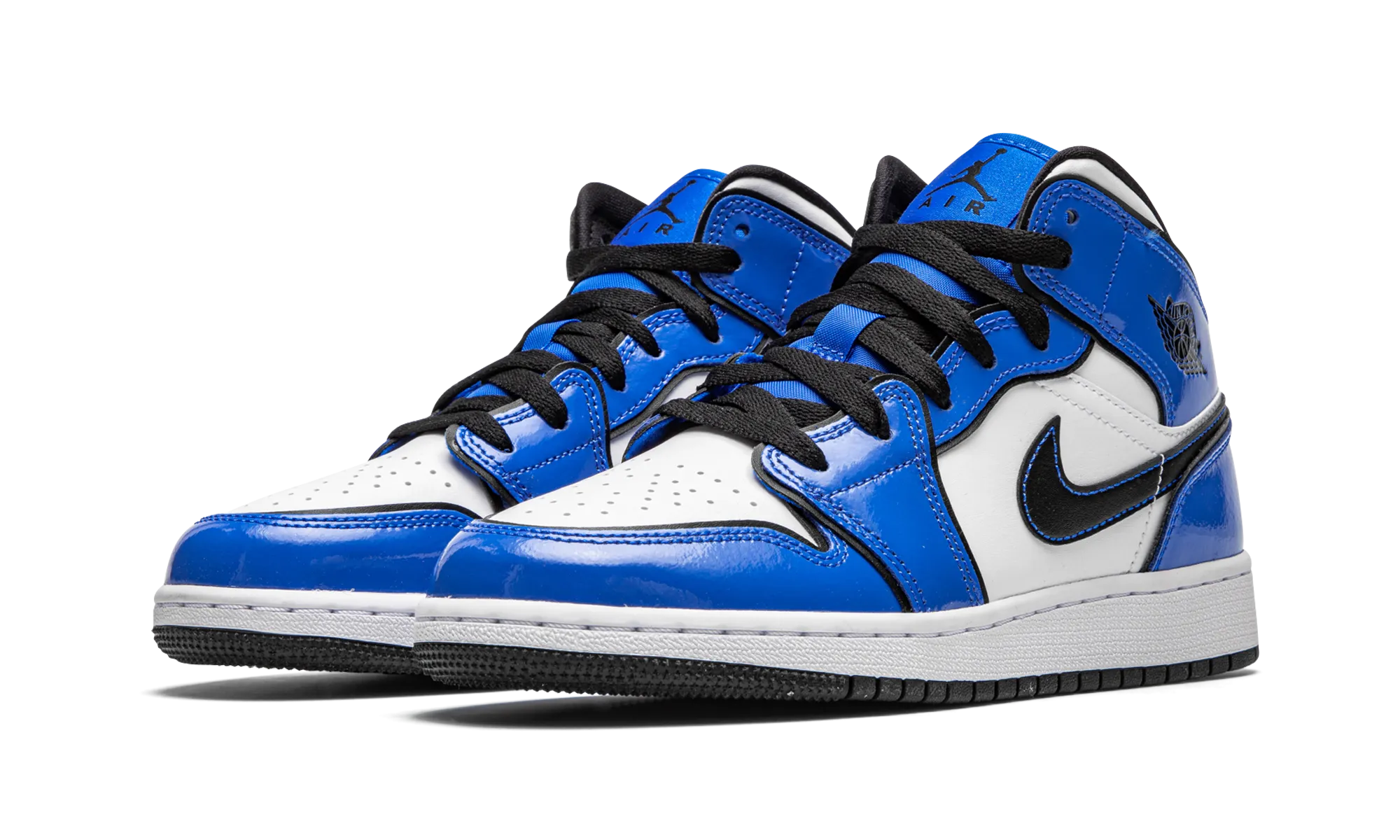 Air Jordan 1 Mid SE GS "Signal Blue" Casual grip
