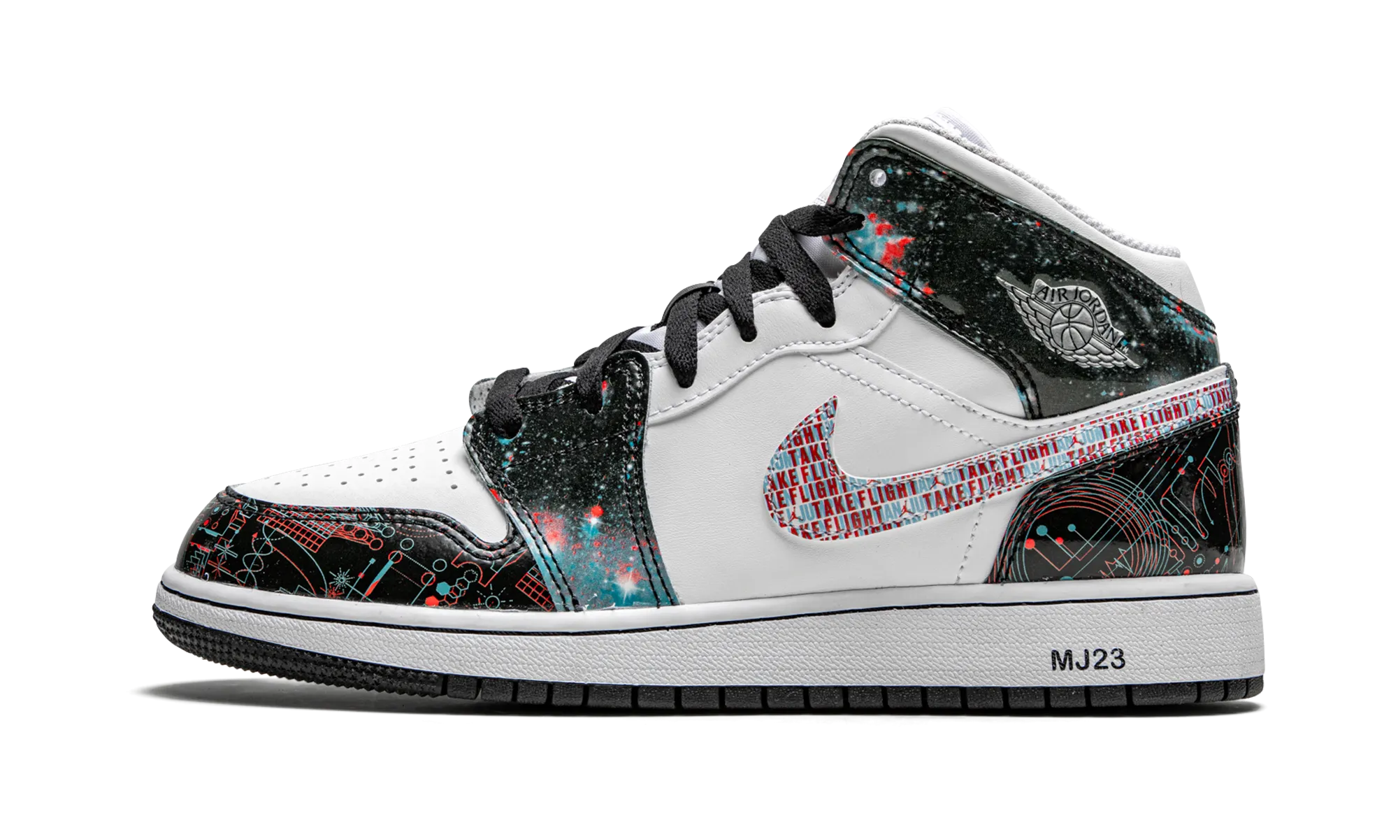 Padded Activity Abrasion Resistant Materials Air Jordan 1 Mid SE GS "Take Flight"