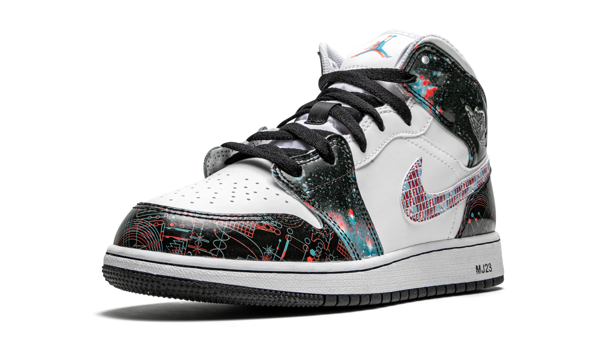 Air Jordan 1 Mid SE GS "Take Flight" Rubberized Outsole Fit Anywhere