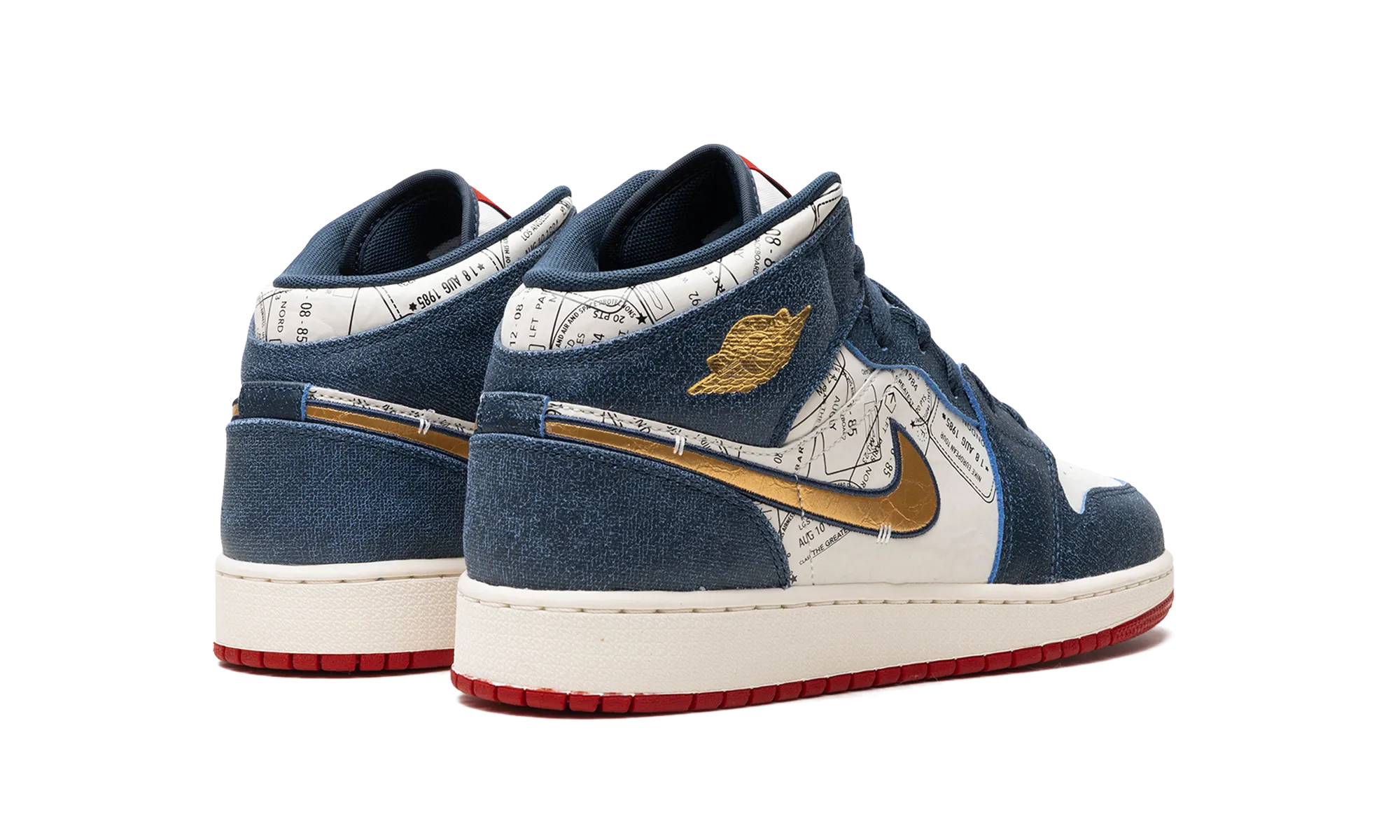 Air Jordan 1 Mid SE GS "Take Flight" Light Travel Flexible Groove Outsoles