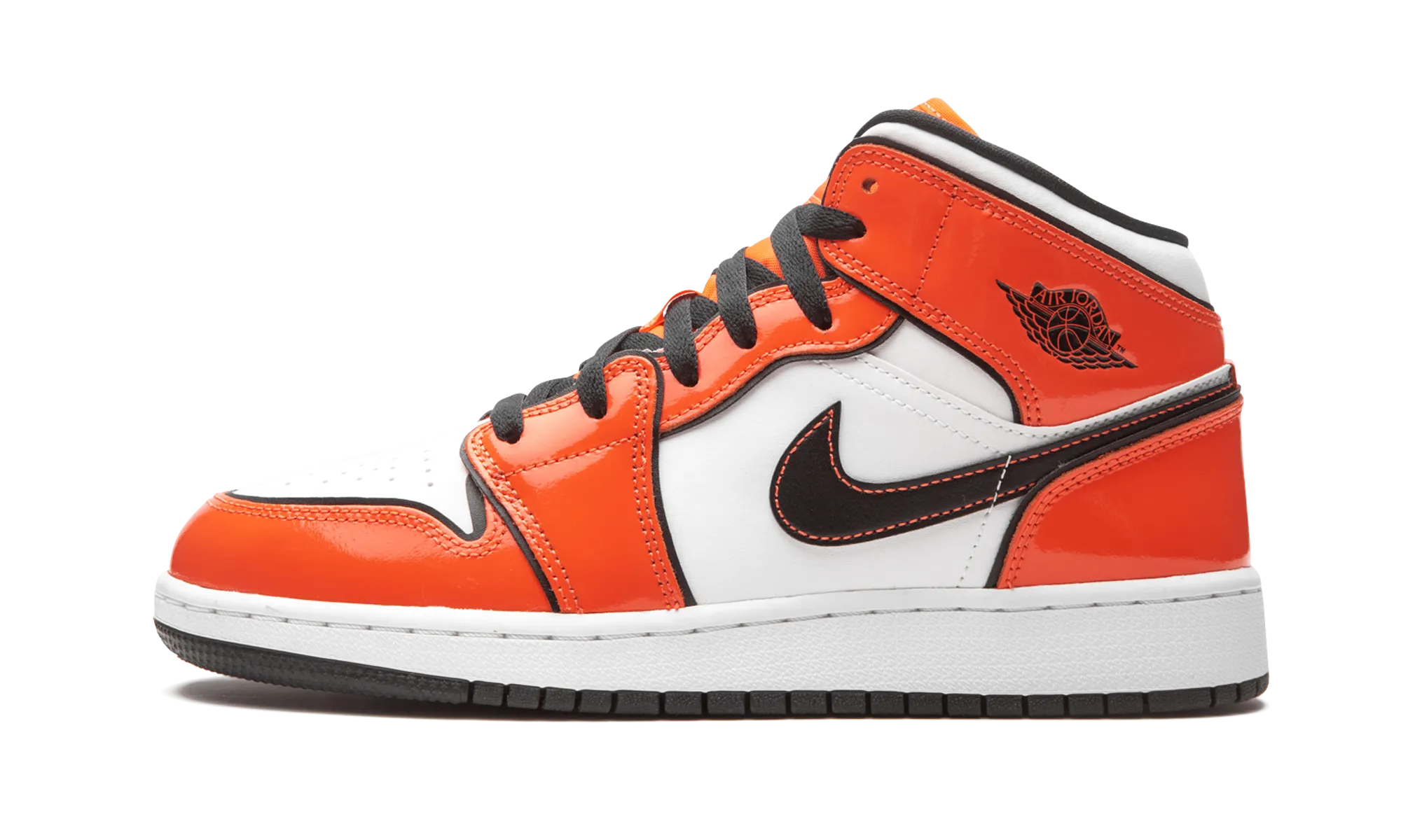 Durable Outsole Construction Air Jordan 1 Mid SE GS "Turf Orange"
