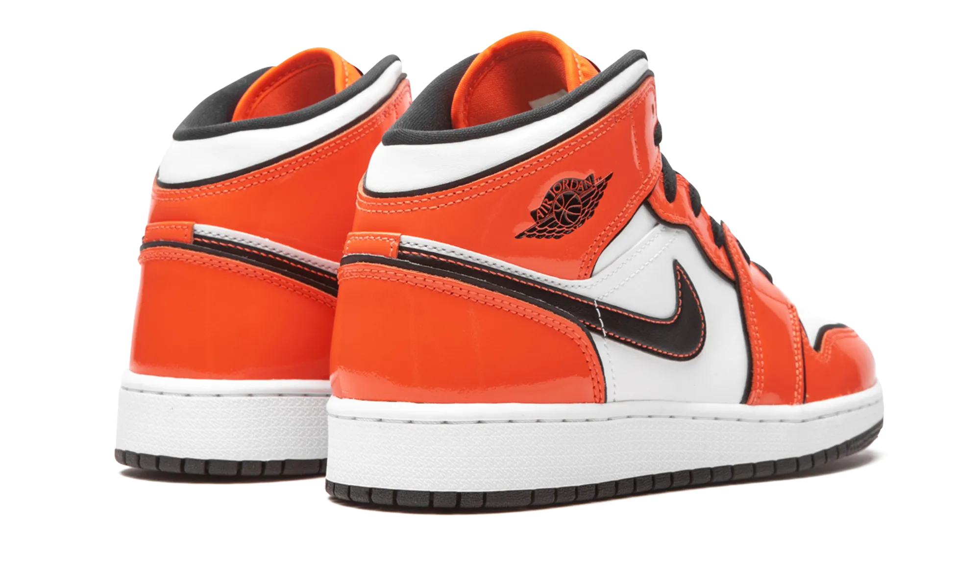 Recycled Rubber Outsole Air Jordan 1 Mid SE GS "Turf Orange"
