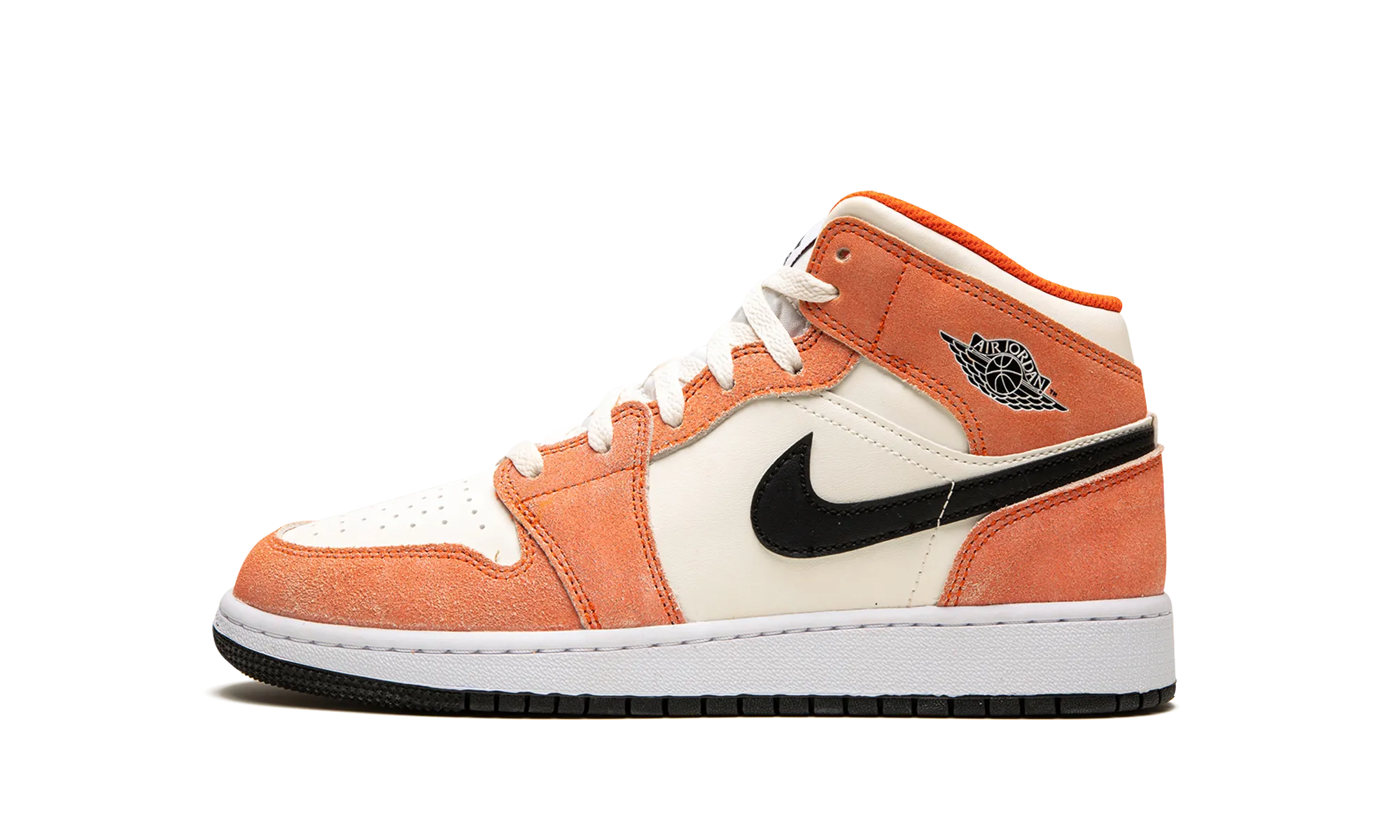 Air Jordan 1 Mid SE GS Durable Ripstop Upper Anatomical Toe Box