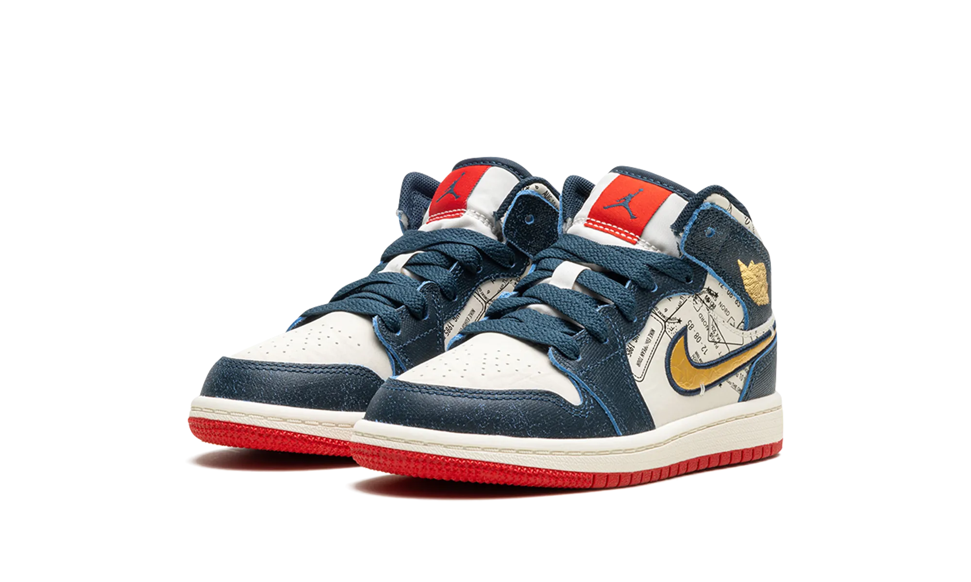 Air Jordan 1 Mid SE PS "Take Flight" Comfortable Footwear Hydrophobic coating