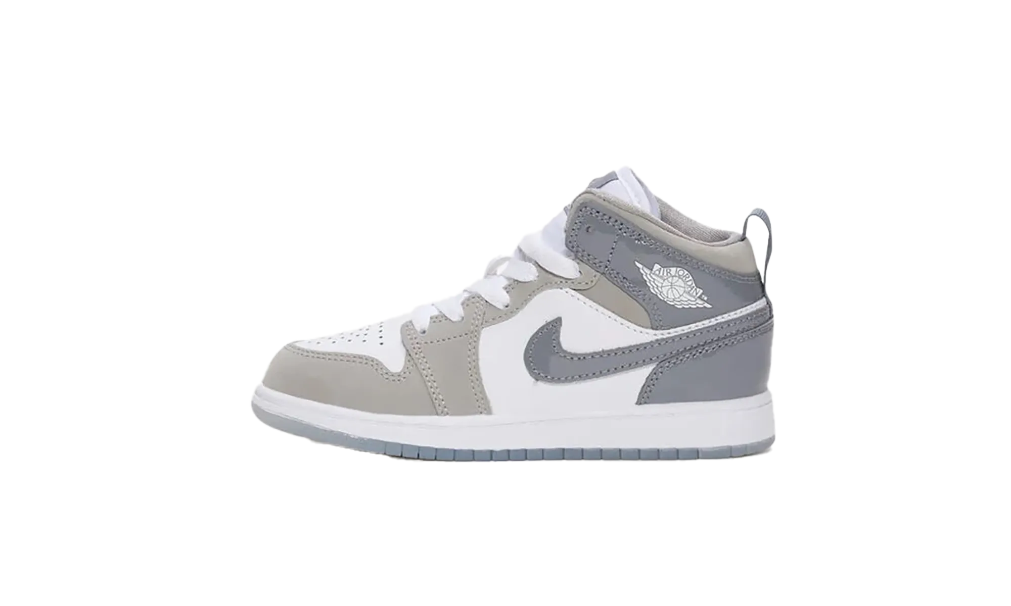 Sustainable Stitching Comfort-Oriented Air Jordan 1 Mid SE PS "White Medium Grey Cool Grey"