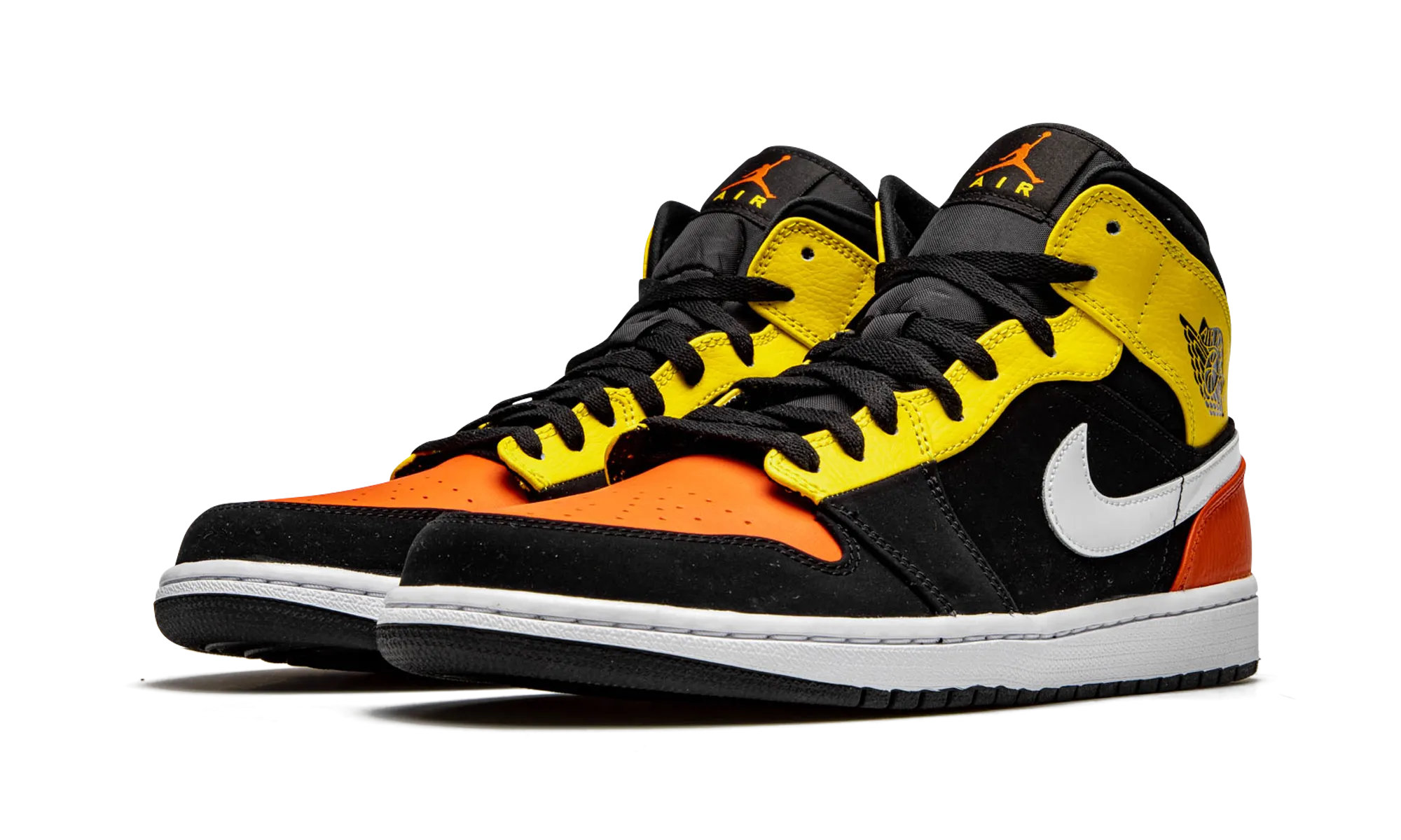 Air Jordan 1 Mid SE "Amarillo Orange" Sport Mode Anti Odor Fabric