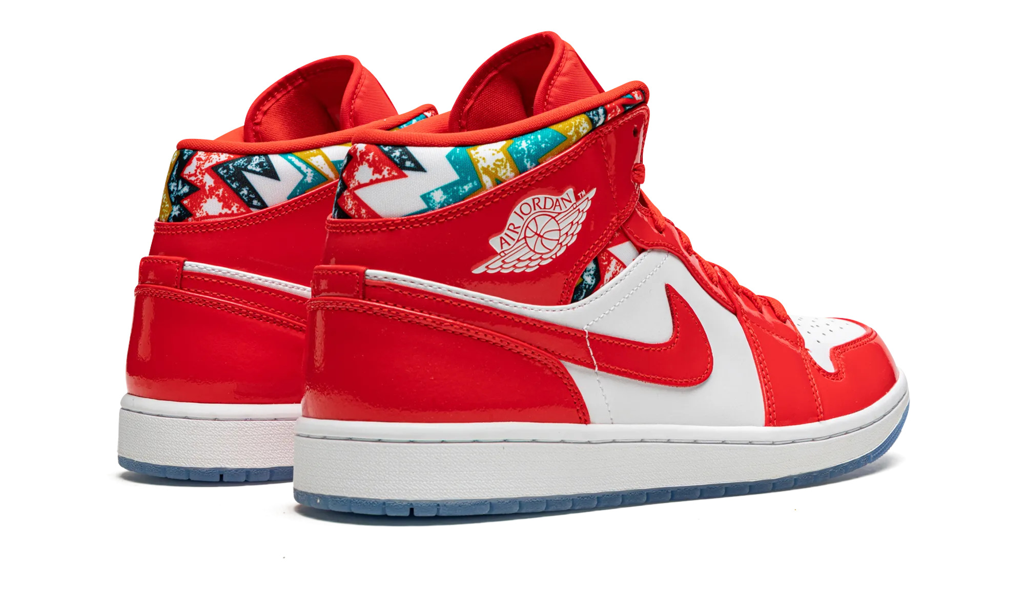 Air Jordan 1 Mid SE "Barcelona Sweater" Easy Steps Abrasion Resistant Outsole