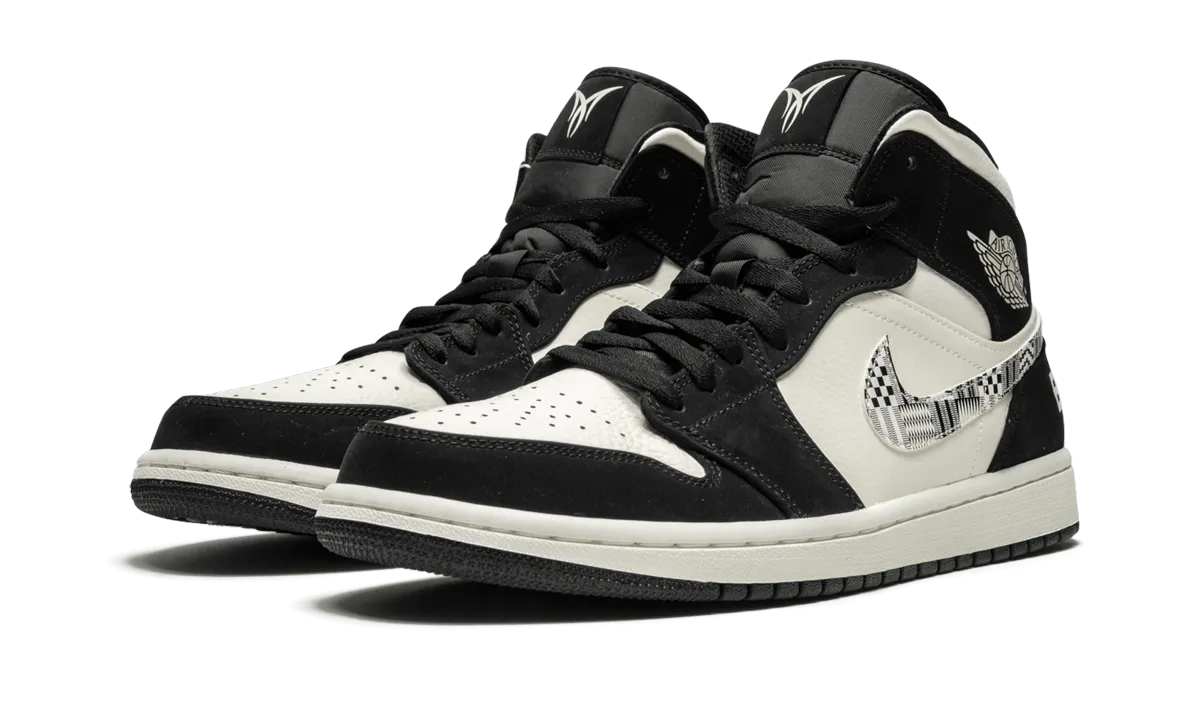 Air Jordan 1 Mid SE "Black History Month" Multi Surface Eco Friendly Upper