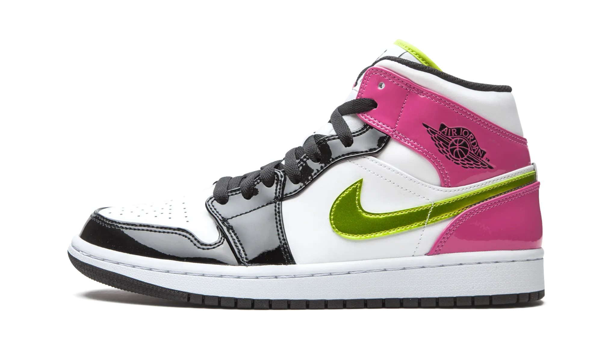 Air Jordan 1 Mid SE "Cyber / Active Fuchsia" Energy Return Core Motion Grip
