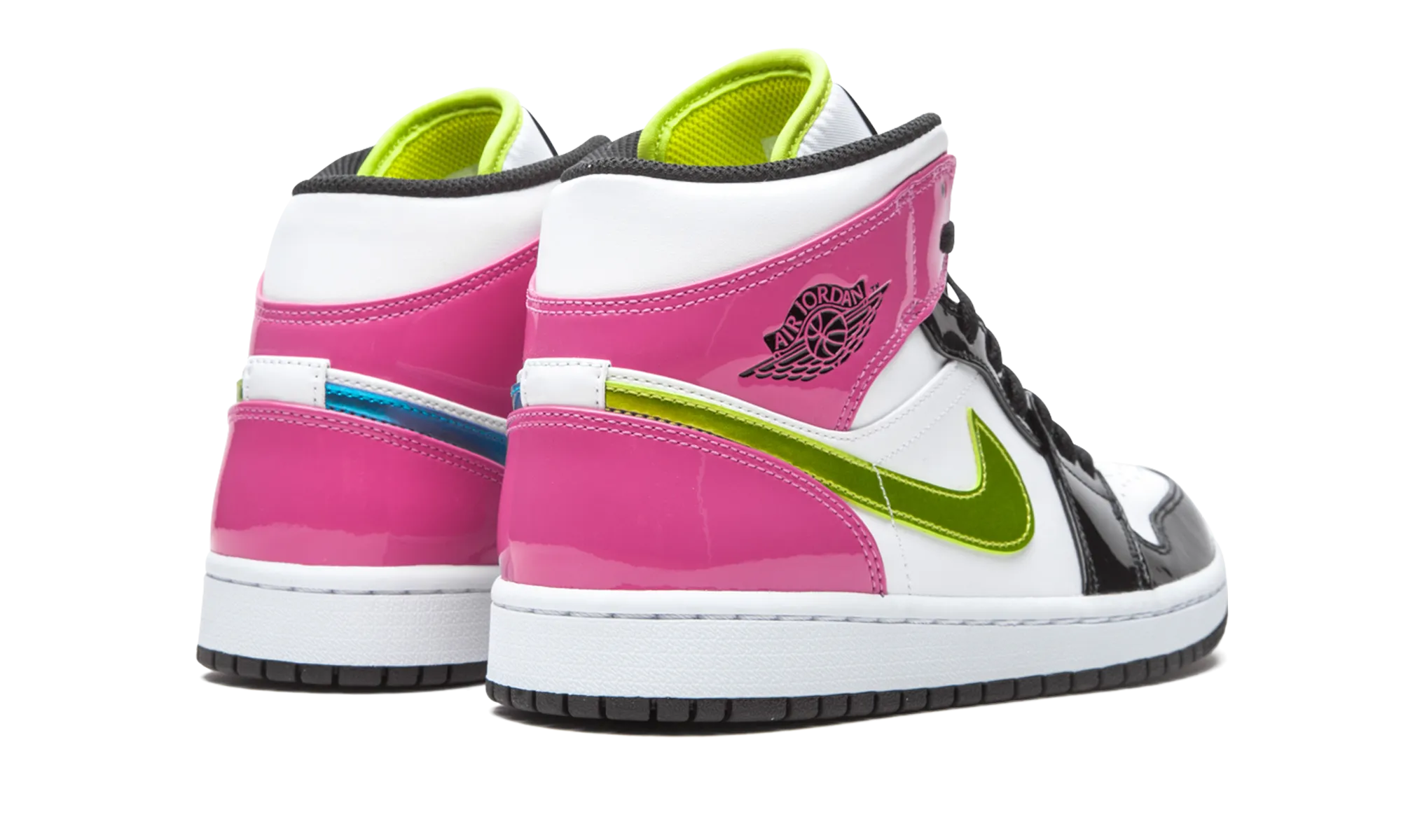 Air Jordan 1 Mid SE "Cyber / Active Fuchsia" Narrow Fit