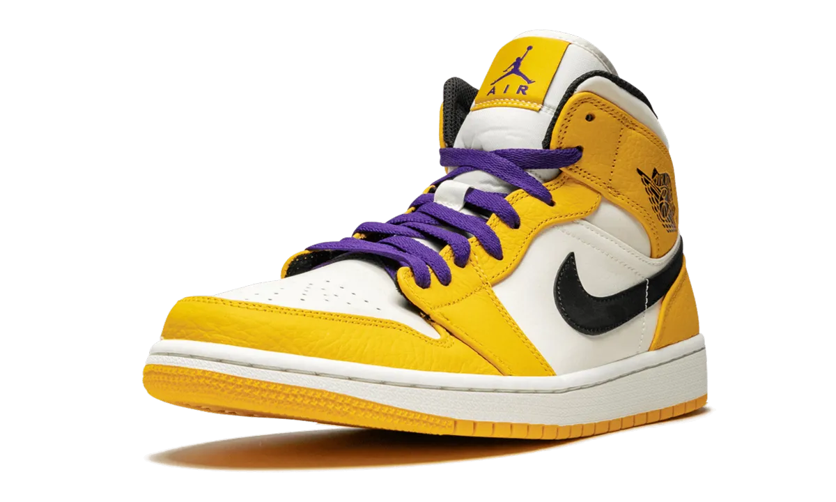 Air Jordan 1 Mid SE "Lakers" Water   Repellent